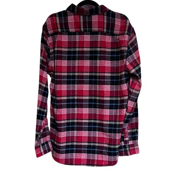 Men's NWT Lee Regular Fit Long Sleeve Plaid Flannel Shirt Multicolor Large‎ - Picture 2 of 4